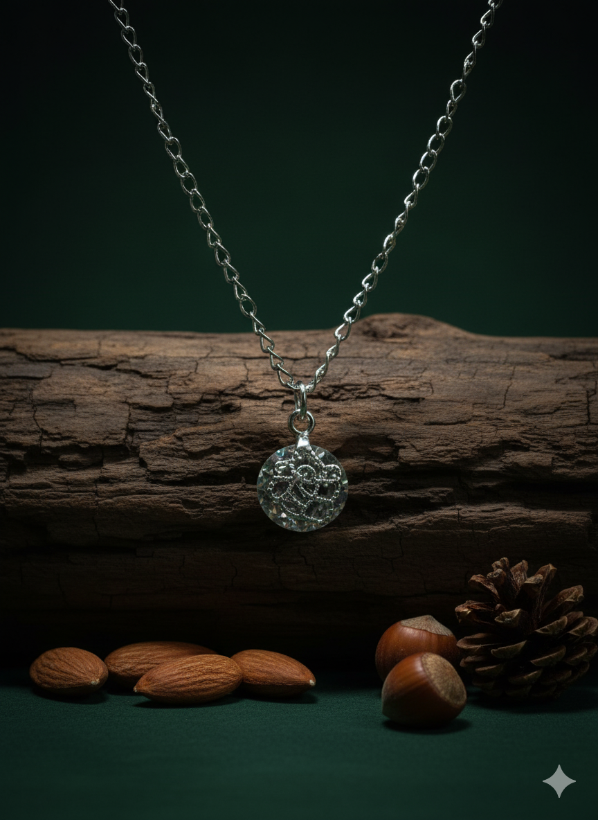 Floret Crystal Pendant Necklace